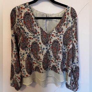 Abercrombie patterned blouse